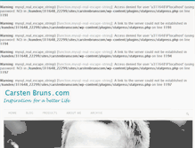 Tablet Screenshot of carstenbruns.com